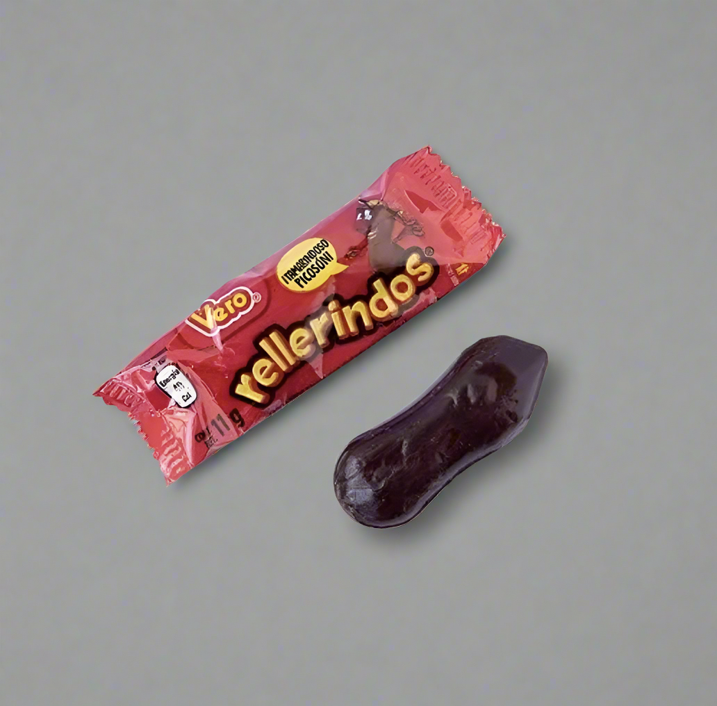 Vero Rellerindos , tamarind candy with chili filling 65 count.