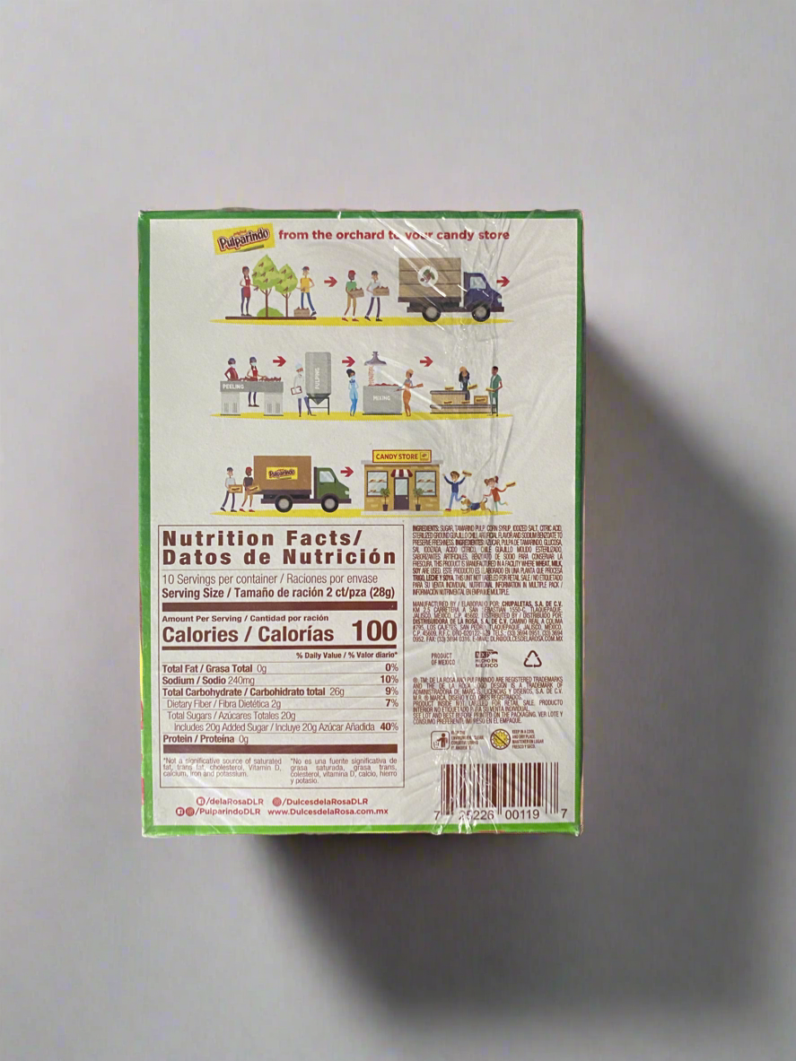 Pulparindo Watermelon Tamarind candy 20 pieces