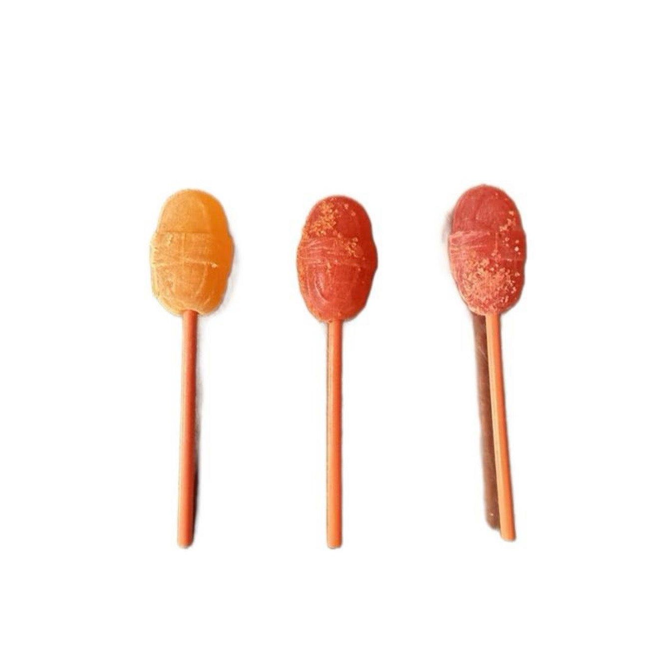 Chipileta Mix  Flavor Lolipops - orange, watermelon, chamoy  30 Pieces  Snack Candy