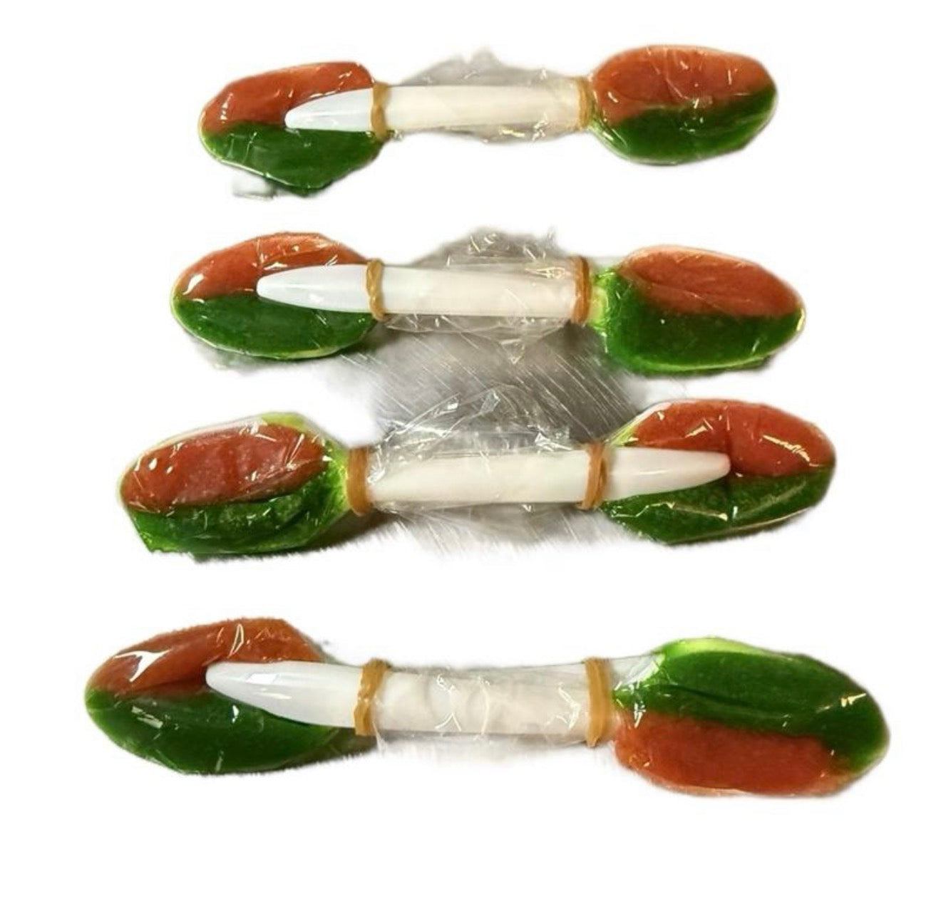 Tiguanas Cuchaleta Duo Plus Tamarindo and Watermelon Flavored Candy with Chili 20 Pieces