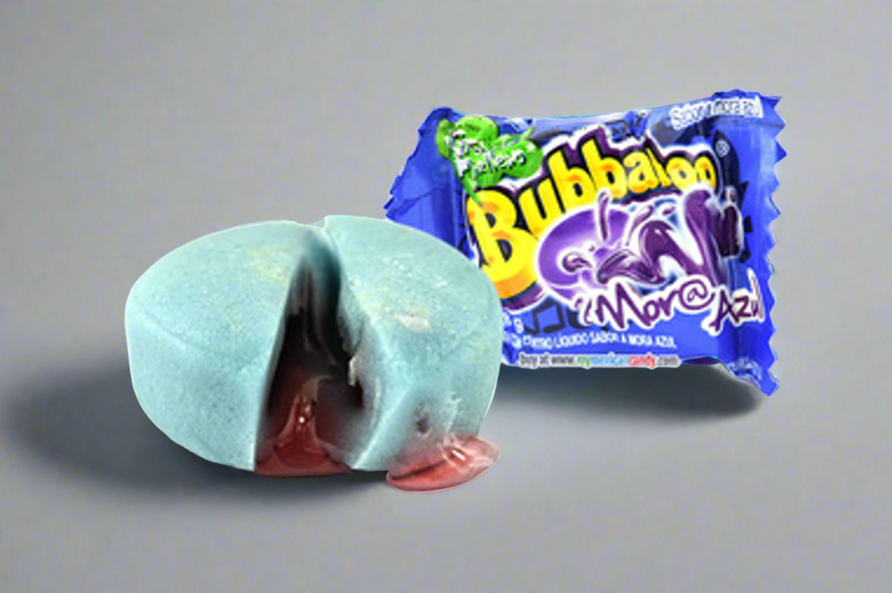 Bubbaloo Mora Azul , Blueberry chewing gum