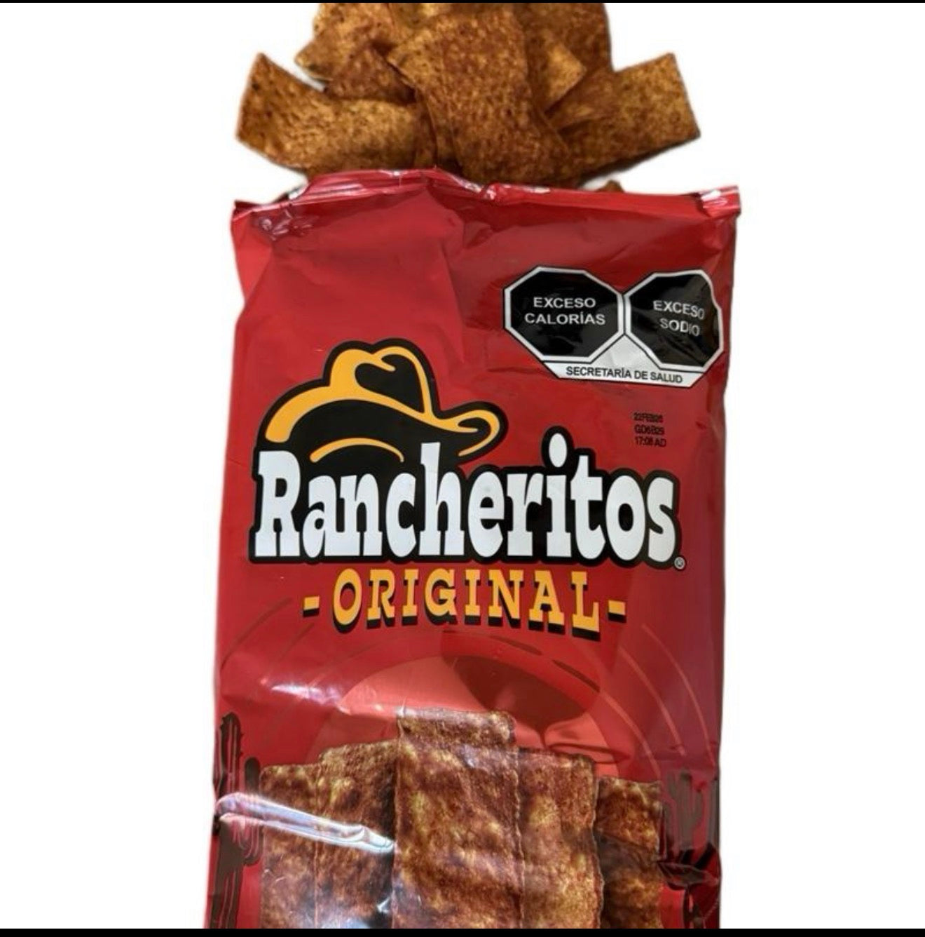 Rancheritos Original Chips 145 Grams -- El Mero Mero Sabor Ranchero