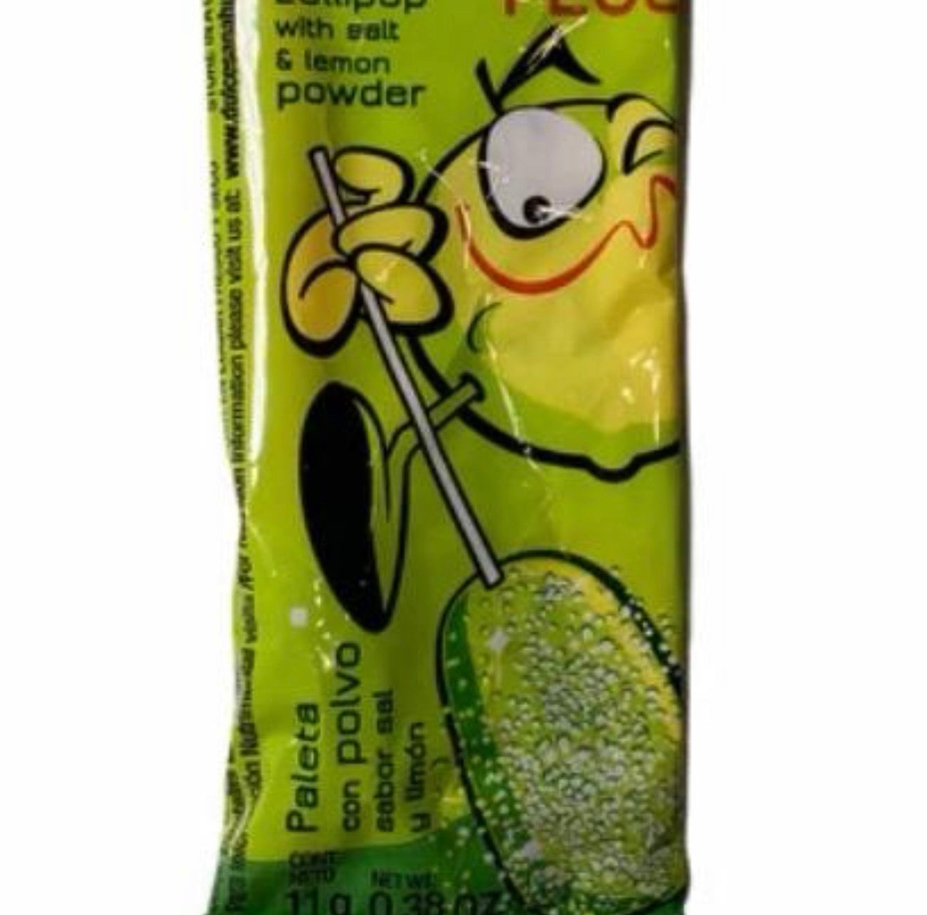 Limon 7 Plus Lollipop with Salt and Lemon Powder 30 Pieces Sweet Candy Snack Bonbon from Mexico Sour Fruit Flavors