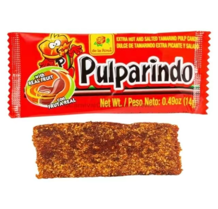 Pulparindo Extra Spicy Tamarind Candy 20 pieces