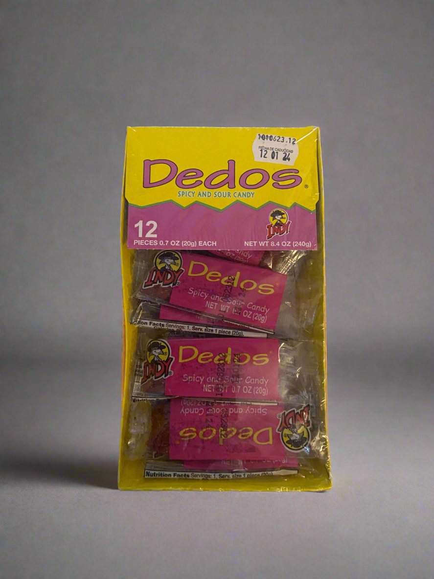 Indy Dedos | spicy sour candy | 12 pieces