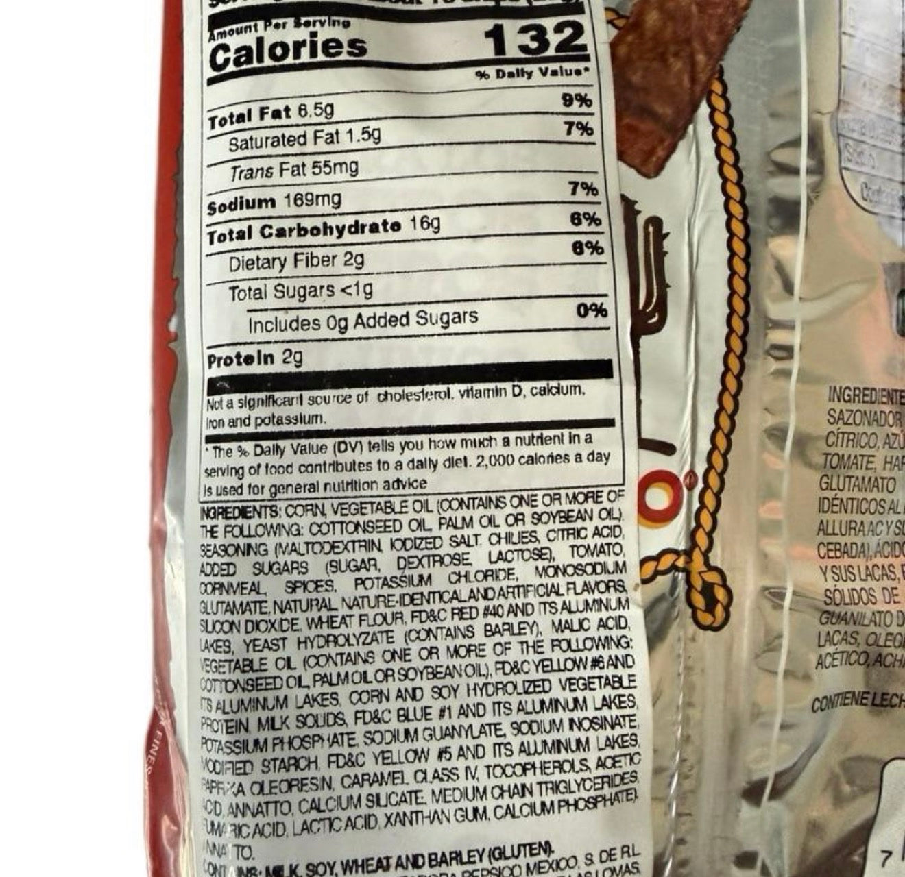 Rancheritos Original Chips 145 Grams -- El Mero Mero Sabor Ranchero