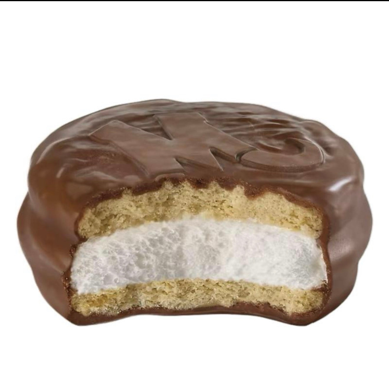 Gamesa Mini Mamut Marshmallow Chocolate Cookie 28 Pieces - Sweet Snack with Chocolate Coating and Marshmallow Filling Biscuit Cooky