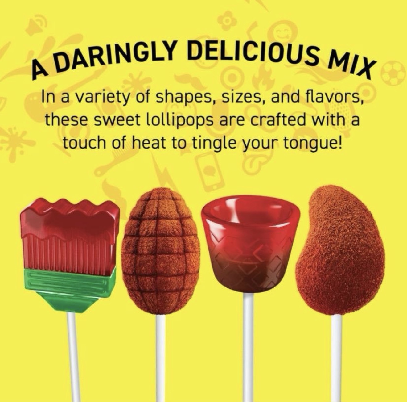 Vero Candy Lollipops Mix - Spicy and Sweet Snack 40 piece